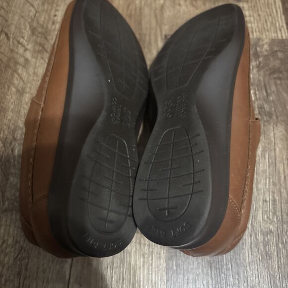 SAS Roamer Women's Sz 8 M Saddle Brown Leather Comfort Shoes - Picture 6 of 9